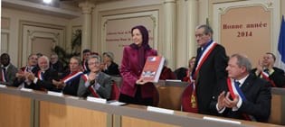 French Mayors provide the statement sigend by 14000 French Mayors in support of Iranian Resisatnce to Iranian opposition leader, Maryam Rajavi. 