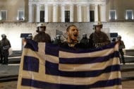 A Greek Protester