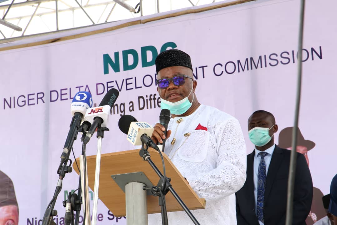 Minister of Niger Delta Afairs Godswwil Akpabio